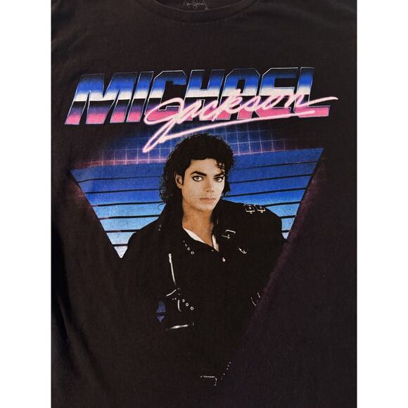 Women’s Michael Jackson Bad Era Tshirt 2021 Print Size Small Black - Picture 1 of 9
